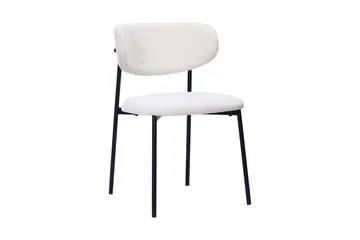 Kopparbo Matgrupp runt 110 cm Valnöt med 4 Lucy Matstolar - Valnöt/Vit - Möbler - Matplats - Matgrupp & matbord med stolar