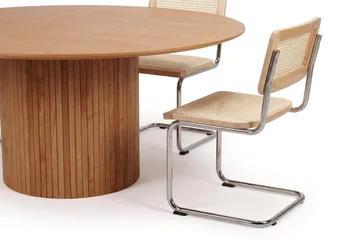 Kopparbo Matgrupp runt 180 cm Ek med 8 Build Matstolar - Ek - Möbler - Matplats - Matgrupp & matbord med stolar