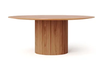 Kopparbo Matgrupp runt 180 cm Ek med 8 Build Matstolar - Ek - Möbler - Matplats - Matgrupp & matbord med stolar