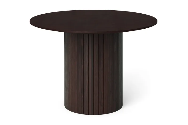 Kopparbo Runt Matbord 110 cm Fanér - Rökt ek - Möbler - Matplats - Matbord & köksbord