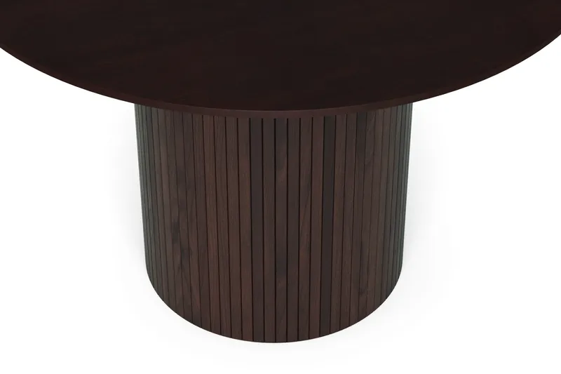Kopparbo Runt Matbord 110 cm Fanér - Rökt ek - Möbler - Matplats - Matbord & köksbord