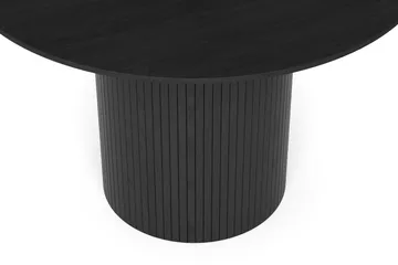 Kopparbo Runt Matbord 110 cm Fanér - Svartlaserad ek - Möbler - Matplats - Matbord & köksbord