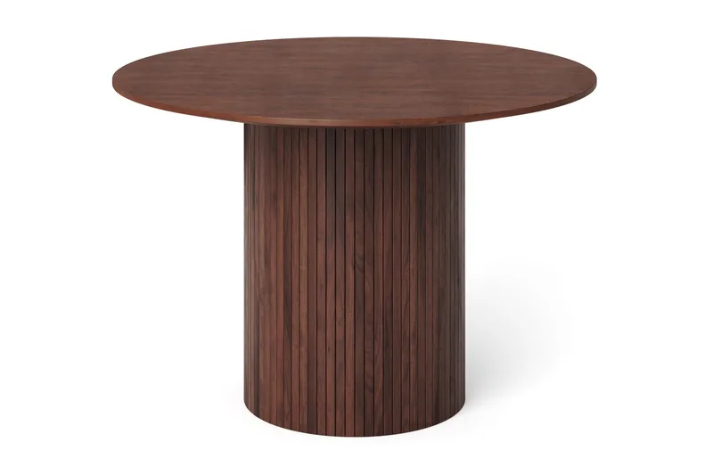 Kopparbo Runt Matbord 110 cm Fanér - Valnöt - Möbler - Matplats - Matbord & köksbord