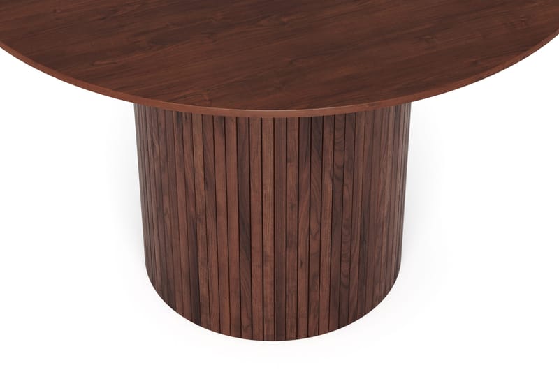 Kopparbo Runt Matbord 110 cm Fanér - Valnöt - Möbler - Matplats - Matbord & köksbord