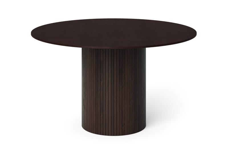 Kopparbo Runt Matbord 130 cm Fanér - Rökt ek - Möbler - Matplats - Matbord & köksbord