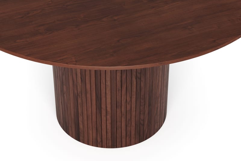 Kopparbo Runt Matbord 130 cm Fanér - Valnöt - Möbler - Matplats - Matbord & köksbord