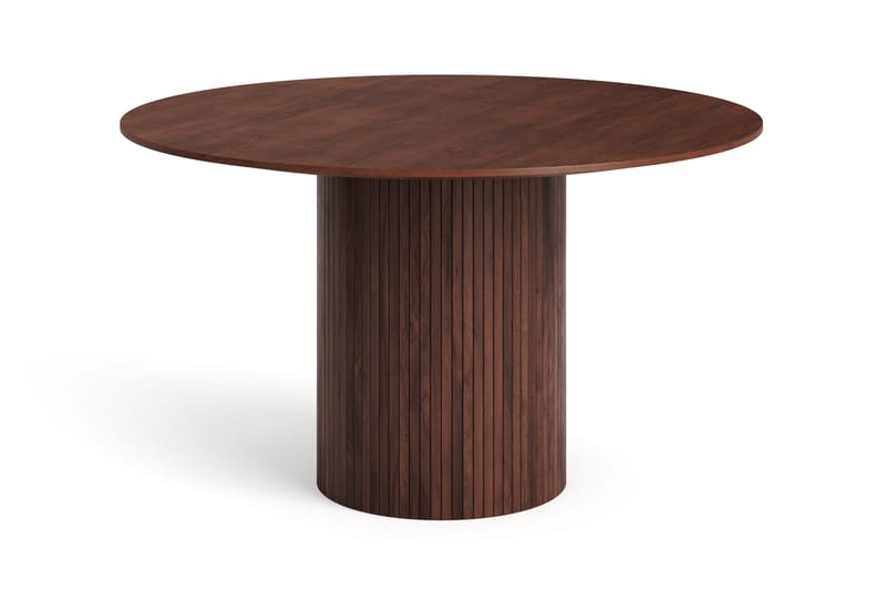Kopparbo Runt Matbord 130 cm Fanér - Valnöt - Möbler - Matplats - Matbord & köksbord