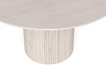 Kopparbo Runt Matbord 130 cm Fanér - Vitlaserad ek - Möbler - Matplats - Matbord & köksbord