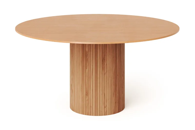 Kopparbo Runt Matbord 150 cm Fanér - Ek - Möbler - Matplats - Matbord & köksbord