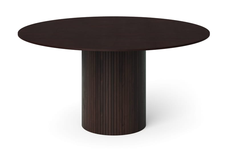 Kopparbo Runt Matbord 150 cm Fanér - Rökt ek - Möbler - Matplats - Matbord & köksbord