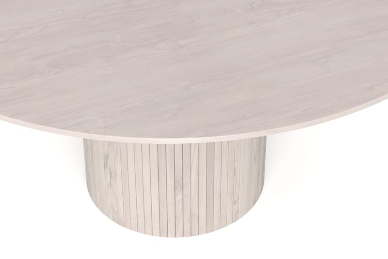 Kopparbo Runt Matbord 150 cm Fanér - Vitlaserad ek - Möbler - Matplats - Matbord & köksbord