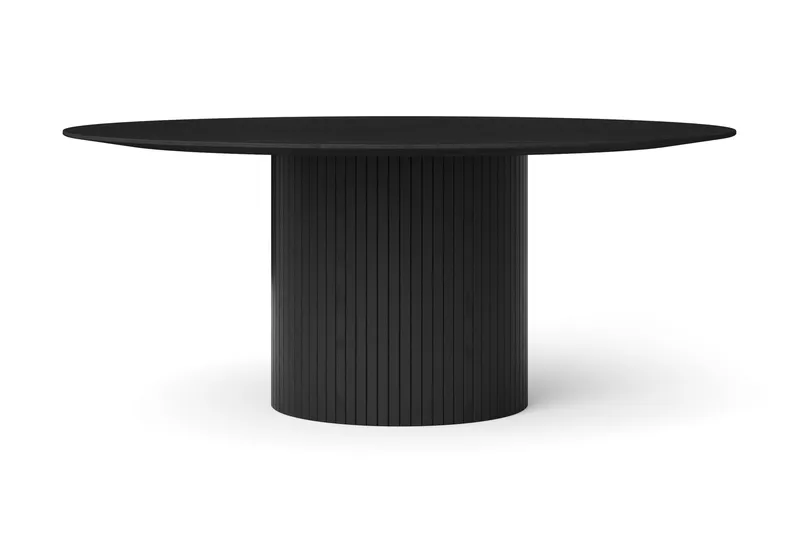 Kopparbo Runt Matbord 180 cm Fanér - Svart - Möbler - Matplats - Matbord & köksbord