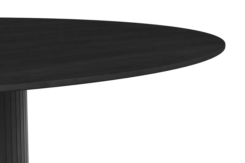Kopparbo Runt Matbord 180 cm Fanér - Svart - Möbler - Matplats - Matbord & köksbord