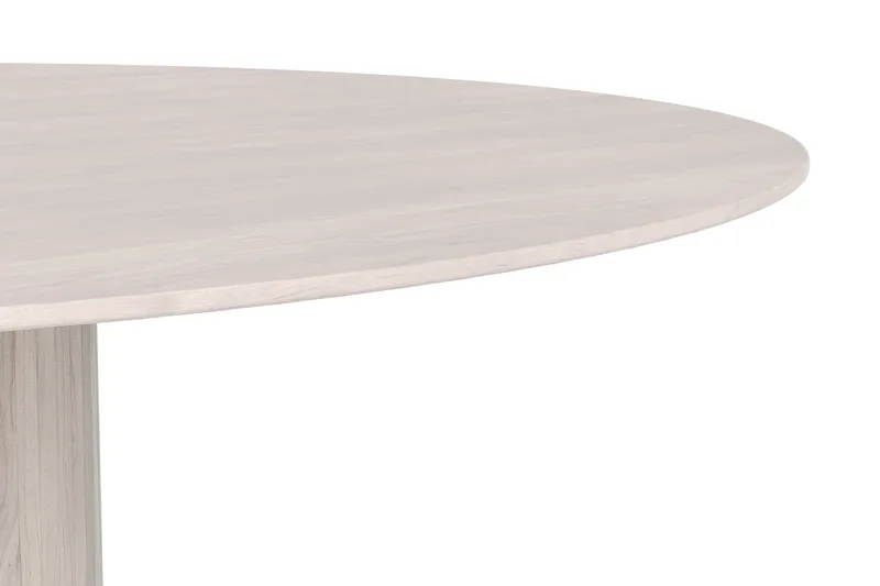 Kopparbo Runt Matbord 180 cm Fanér - Vitlaserat - Möbler - Matplats - Matbord & köksbord