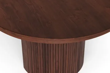 Kopparbo Runt Matbord förlängningsbart 120-220 cm Fanér - Valnöt - Möbler - Matplats - Matbord & köksbord