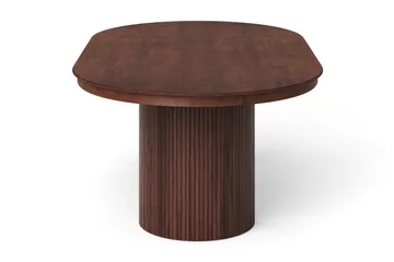 Kopparbo Runt Matbord förlängningsbart 120-220 cm Fanér - Valnöt - Möbler - Matplats - Matbord & köksbord