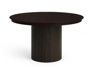 Kopparbo Runt Matbord förlängningsbart 140-240 cm Fanér - Rökt ek - Möbler - Matplats - Matbord & köksbord