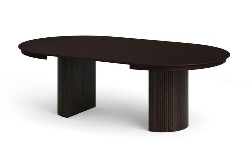 Kopparbo Runt Matbord förlängningsbart 140-240 cm Fanér, Rökt ek