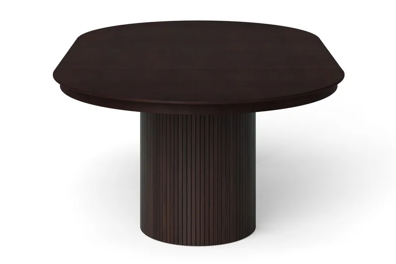 Kopparbo Runt Matbord förlängningsbart 140-240 cm Fanér - Rökt ek - Möbler - Matplats - Matbord & köksbord