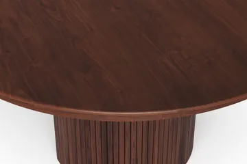 Kopparbo Runt Matbord förlängningsbart 140-240 cm Fanér - Valnöt - Möbler - Matplats - Matbord & köksbord