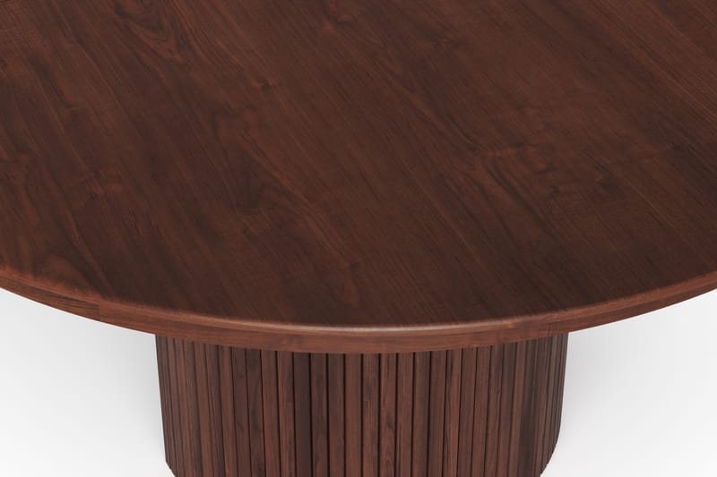 Kopparbo Runt Matbord förlängningsbart 140-240 cm Fanér - Valnöt - Möbler - Matplats - Matbord & köksbord