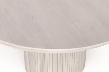 Kopparbo Runt Matbordförlängningsbart 140-240 cm Fanér - Vitlaserad ek - Möbler - Matplats - Matbord & köksbord
