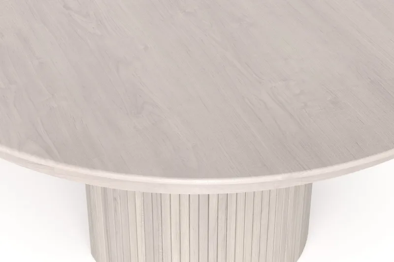 Kopparbo Runt Matbordförlängningsbart 140-240 cm Fanér - Vitlaserad ek - Möbler - Matplats - Matbord & köksbord