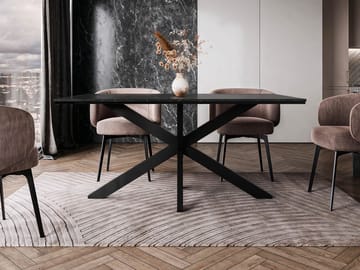 Kovrel Matbord 160 cm Rektangulär - Svart - Möbler - Matplats - Matbord & köksbord