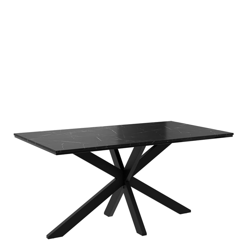 Kovrel Matbord 160 cm Rektangulär - Svart - Möbler - Matplats - Matbord & köksbord