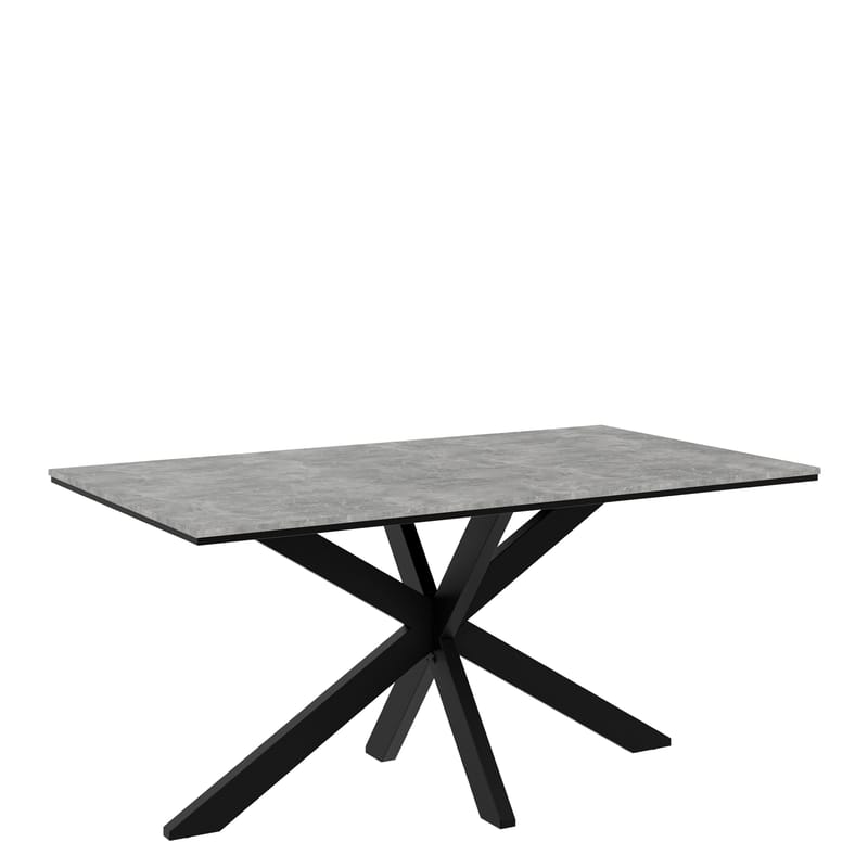 Kovrel Matbord 160 Rektangulär - Svart/Grå - Möbler - Matplats - Matbord & köksbord