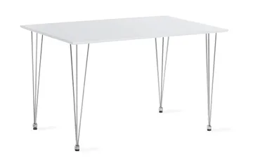 Kronblom Matbord 120 cm +  4 st Nibe stol svart med ek ben - Vit/Svart - Möbler - Matplats - Matgrupp & matbord med stolar