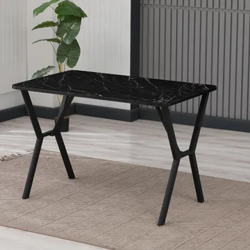 Krylor Matbord 110 cm Rektangulär - Svart - Möbler - Matplats - Matbord & köksbord