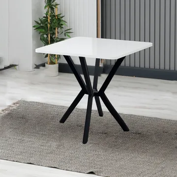 Krylor Matbord 70 cm Kvadratisk - Vit - Möbler - Matplats - Matbord & köksbord