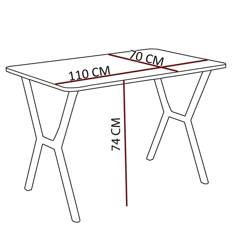 Krylor Matgrupp Bord 110 cm + 4 Stolar - Grå Och Svart - Möbler - Matplats - Matgrupp & matbord med stolar