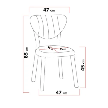 Krylor Matgrupp Bord 110 cm + 4 Stolar - Kräm Och Svart - Möbler - Matplats - Matgrupp & matbord med stolar