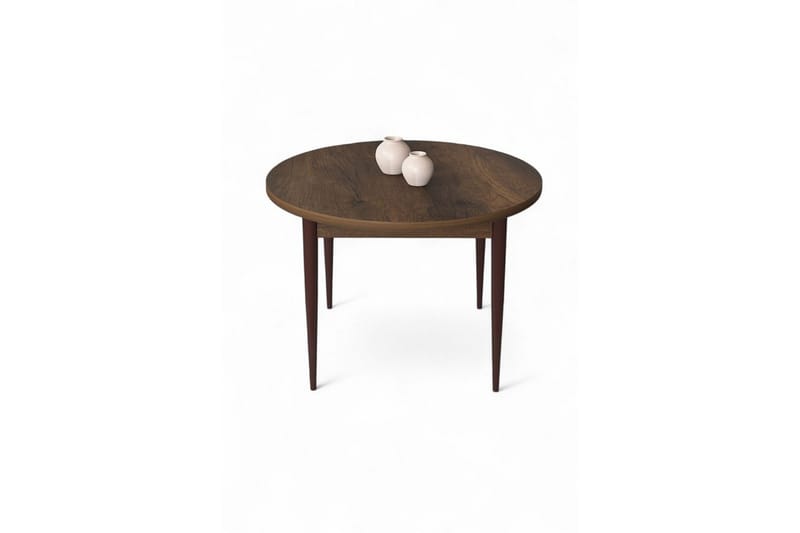 Kummer Matbord 90 cm Rund - Brun - Möbler - Matplats - Matbord & köksbord