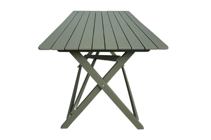 Landet Rektangulärt Matbord utomhus 118x70x74 cm i akacia trä - Mörkgrön - Utemöbler - Trädgårdsbord & Utebord - Matbord ute