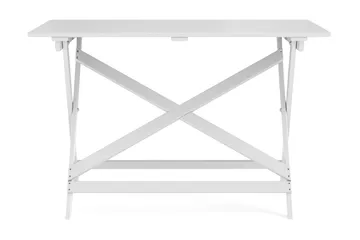 Landet Rektangulärt Matbord utomhus 118x70x74 cm i akacia trä - Vit - Utemöbler - Trädgårdsbord & Utebord - Matbord ute