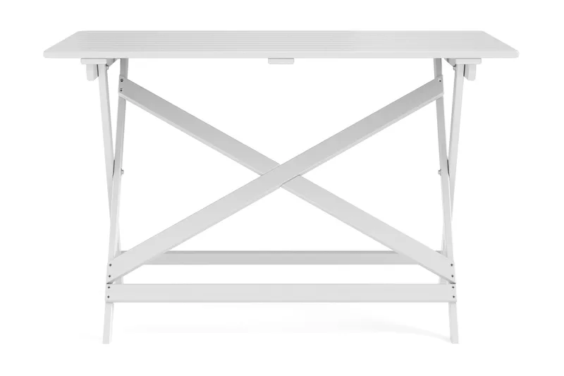 Landet Rektangulärt Matbord utomhus 118x70x74 cm i akacia trä - Vit - Utemöbler - Trädgårdsbord & Utebord - Matbord ute