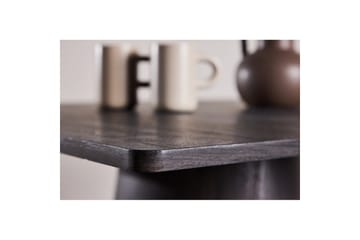Lanzi Litet Kvadratiskt Matbord 80 cm med Trä- och Ekutseende - Brun - Möbler - Matplats - Matbord & köksbord