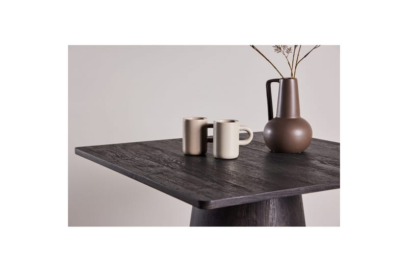 Lanzi Litet Kvadratiskt Matbord 80 cm med Trä- och Ekutseende - Brun - Möbler - Matplats - Matbord & köksbord