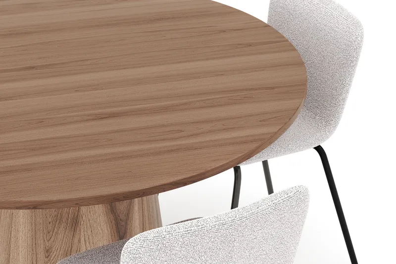 Lanzo Matbord 120 cm med 4 Katy Matstolar - Möbler - Matplats - Matgrupp & matbord med stolar