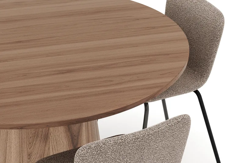 Lanzo Matbord 120 cm med 4 Katy Matstolar - Möbler - Matplats - Matgrupp & matbord med stolar