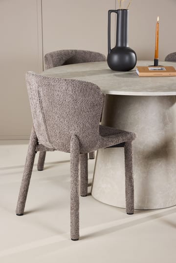 Lanzo Matbord 120 cm Rund med 4 Astoria Matstol - Möbler - Matplats - Matgrupp & matbord med stolar
