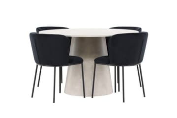 Beige - svart, beige
