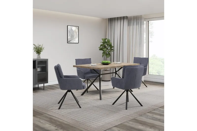 Larchant Matbord Rectangulär 160x90 cm - Brun - Möbler - Matplats - Matbord & köksbord