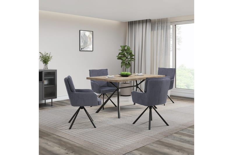 Larchant Matbord Rectangulär 160x90 cm - Brun - Möbler - Matplats - Matbord & köksbord