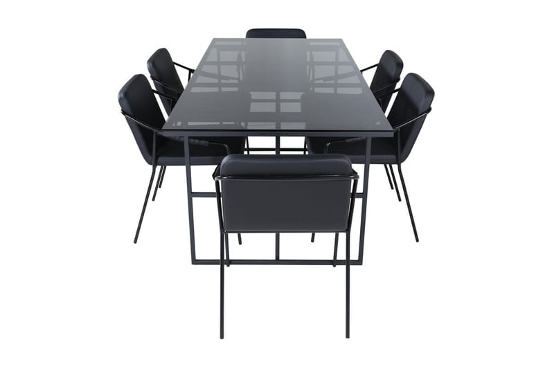 Leif Matbord 200 cm med 6 Tvista Barstol - Möbler - Matplats - Matgrupp & matbord med stolar
