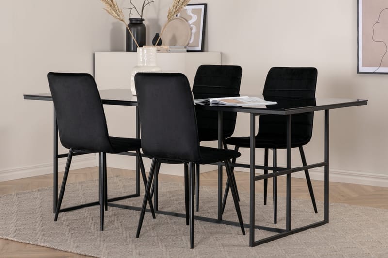 Leif matbord med 4st Windu Lyx matstol - Möbler - Matplats - Matgrupp & matbord med stolar