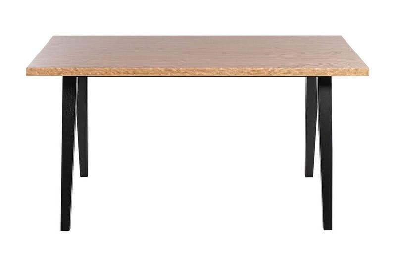 Lenister Matbord 90x150 cm - Ljusbrun/Svart - Möbler - Matplats - Matbord & köksbord